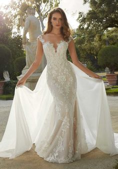 |Mori-Lee-2478-Francesca-Wedding-Dress Ariel Wedding Dress, Mori Lee Bridal, Embroidered Wedding Dress, Organza Gowns, Designer Bridal Gowns, Ivory Wedding Dress, Embroidered Wedding, Lace Wedding Dress, Wedding Dress Shopping