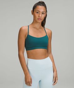 Flow Y Nulu Bra *Light Support, A–C Cups | Women's Bras | lululemon Lululemon Fitted Sports Bra For Pilates, Lululemon Fitted Bra With Built-in Support, Athleisure Fitted Bra For Everyday, Sporty Fitted Everyday Bra, Everyday Sporty Bra, Sporty Everyday Fitted Bra, Medium Support Racerback Sports Bra For Everyday, Fitted Versatile Lululemon Sports Bra, Everyday Athleisure Sports Bra With Adjustable Straps