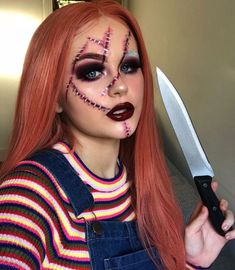 Pelottava Halloween, Makeup Zombie, Halloweenský Makeup, Creepy Makeup, Painting Halloween, Creepy Halloween Makeup, Cute Halloween Makeup, Halloween Makeup Pretty