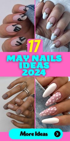 Trendy Nail Trends for May - Graduation Elegance: Celebrate your graduation day in style with trendy nail trends that exude elegance and sophistication. Consider nail designs that incorporate classic and timeless elements, making your nails a statement piece on your special day. These designs are perfect for commemorating your achievement. February Nails Ideas, Bold Nails, Glitter Gradient Nails