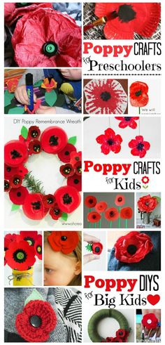 poppy crafts for kids to make