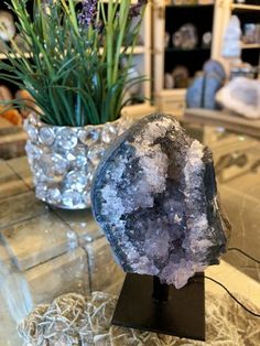 Amethyst Cluster, Amethyst, Healing Crystal, Home Decor, Gift (26) SIZE INCHES: 4 1/2 x 2 x 2 Amethyst Candle, Rock Gifts, Spiritual Stuff, Crystal Home Decor, Amethyst Healing, Shiny Objects, Quartz Geode, Cool Rocks