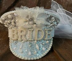 Pearl Beaded Veil, Beret Fashion, Beaded Veils, Pearl Bride, Bride Veil, Festival Birthday, Bride Hat, Women Bride, Birthday Party Hats