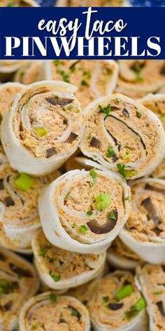 an image of easy taco pinwheels recipe