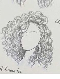 three different types of curly hair are shown in this hand drawn drawing style, with the caption'what do you think? '