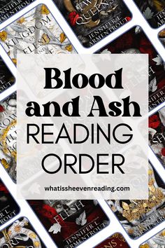 the title for blood and ash reading order