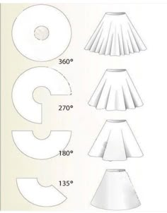 paper lampshades are shown in three different sizes and shapes, with the number 3 on each side