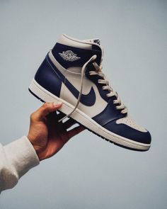 The Air Jordan 1 High '85 "Georgetown" Releases Tomorrow - JustFreshKicks Jordan 1 Georgetown, Georgetown Hoyas, Air Jordan 1s, Wings Logo, Air Jordan 1 High, Latest Sneakers, Jordan 1 High, Nike Cortez Sneaker