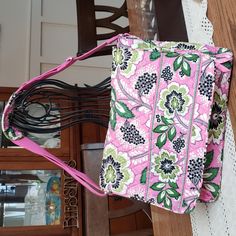 Nwt Vera Bradley (Priscilla Pink) Pattern, Large Crossbody Messenger Bag. Nwt, Non Smoking, Pet Free Home. Excellent Condition, Spotless. 12" Tall, By 15" Wide, By 4.5" Deep. Sturdy Over Shoulder Adjustable Crossbody, With Extra Quilted Moveable Strap For Comfort. Large Capacity Inner Section With 3 Organizational Slip Pockets And 3 Pen Or Pencil Slip Pockets. Perfect For Laptop And Files. Front Clip Closure And Two Zippered Privacy Pockets. Beautiful Chrome Vera Bradley Hardware. Pink Rectangular Bag With Adjustable Strap, Pink Rectangular Bag With Removable Pouch, Pink Square Bag For Everyday Use, Pink Square Satchel With Adjustable Strap, Pink Square Satchel For Everyday, Everyday Pink Square Satchel, Pink Rectangular Satchel With Adjustable Strap, Rectangular Pink Satchel With Adjustable Strap, Pink Pouch Bag With Adjustable Strap