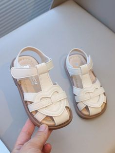 Beis De moda Collar   Color combinado,Liso  Embellished Princess Sandals, Girls Flats, Sleeveless Tops Summer, Baby Sandals, Hollow Design, Elegant Dresses Long, Kids Jewelry