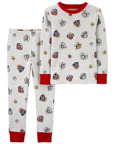 Toddler 2-Piece PAW Patrol 100% Snug Fit Cotton Pajamas from carters.com. Shop clothing & accessories from a trusted name in kids, toddlers, and baby clothes. Paw Patrol Outfit, Star Wars Pajamas, Unicorn Fashion, Cotton Pjs, Cotton Pajamas, Cool Graphic Tees, Boys Pajamas, Cotton Pyjamas