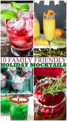 10 family friendly holiday cocktails