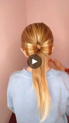 Hair Bow Bun, Topsy Tail, Bow Bun, Hair Tool, Girl Stuff, Great Hair, Hair Dos, Hair Tools