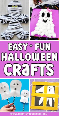 The best Halloween crafts for kids Halloween Themed Crafts For Kids, Halloween Kids Activities Art Projects, Halloween Craft Ideas For Kindergarten, 1st Grade Halloween Party Craft, Crafts For Kids Age 3-5, Halloween Class Craft 1st Grade, Halloween Crafts For Classroom Party, Halloween Craft Elementary School