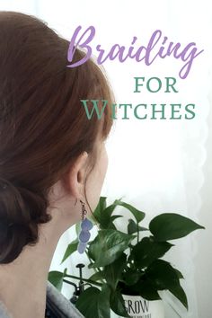 Hair Braid Protection Spell, Witchy Hairstyles Braids, Witch Hair Braids, Hair Veiling Pagan, Witch Protection Braids, Hair Magick Witchcraft Braids, Hair Spells Witches, Witch Hairstyles Long, Witchy Braids