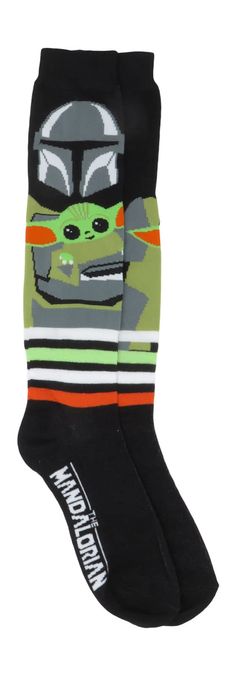 PRICES MAY VARY. Officially Licensed 1 pair knee high socks Shoe Size 4-10 Juniors/Womens sizing 70% Polyester / 20% Nylon / 10% Spandex Brand new, officially licensed socks for Star Wars featuring an adorable The Child, better known as Baby Yoda or Grogu Womens Socks, Star Wars The Mandalorian, The Mandalorian, Knee High Socks, High Socks, Sock Shoes, Socks Women, Knee High, Top Styles