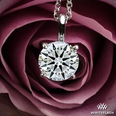 Simply perfect, the Four-Prong Timeless Diamond Pendant Setting will showcase the diamond of your choice without overshadowing it. Diamond Pendant Sets, Buy Earrings, Diamond Settings, Buying Diamonds, Trends 2024, Designer Engagement Rings, Diamond Sizes, Jewelry Rings Engagement, Gorgeous Earrings