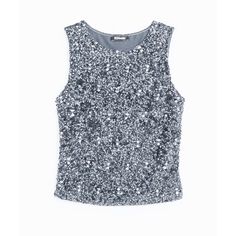 Express Sequin Embellished Tank Size M Color : Light Gray/Silver Excellent Condition, Never Worn! Nwt Open To All Offers :) Silver Embellished Party Top, Elegant Silver Tops For Holidays, Elegant Silver Festive Tops, Embellished Silver Tops For Party Season, Embellished Silver Top For Party Season, Silver Embellished Top For Party Season, Silver Embellished Tops For Night Out, Silver Embellished Top For Night Out, Elegant Silver Sequined Tops