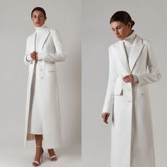 #ad Top Seller for White Women's Long Overcoat 100%Cashmere Peak Lapel Ourdoor Warm Coat Tailored, Fashion Women's Jackets Women Tuxedos, Wedding Dress Suit, Culottes Pants, Fitted Gowns, Exercise Pants, Women Suits, Waterproof Pants, Long Overcoat, Purple Pants