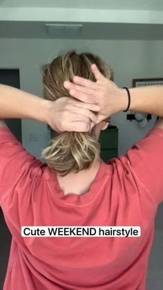 Cute WEEKEND hairstyle in 2022 | Hair tutorial, Weekend hair, Hairdos for short hair Weekend Hair, Hairdos For Short Hair, Hair St, Hair Tutorials For Medium Hair, Hair Help, Short Hair Updo, Peinados Fáciles Para Cabello Corto, Work Hairstyles, Short Hair Styles Easy