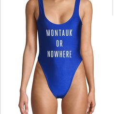 Brand New With Tags. Bought For A Bachelorette Party In Montauk, But It’s A Little Too Snug For Me. It’s A Size S/M. Originally Over $100. It’s A Nice Blue Color. Royal Blue Swimwear For Summer Party, Casual Blue Party Swimwear, Private Party, One Piece Swim, Bachelorette Party, Womens Swim, Swimming, Blue Color, One Piece