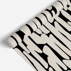 an abstract black and white wallpaper design