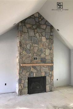 Natural Stone Indoor Fireplace Goals Stone Fireplace Ideas, Fieldstone Fireplace, Stove Hearth, Mosaic Fireplace, Wood Stove Hearth, Terrace Interior, Fireplace Gallery, Fireplace Inspiration