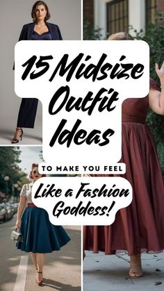 Outfit Ideas For Size 10, Mid Weight Women Outfit, Mid Size Dinner Outfit, Midsize Dressy Outfits, Plus Size November Outfits, Small Plus Size Outfits, Cute Casual Feminine Outfits, Plus Size Over 50 Outfits, Theatrical Romantic Style Plus Size