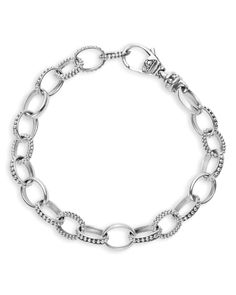 Lagos Sterling Silver Links Bracelet Silver Link Bracelet, Bracelet Online, Bracelet Jewelry, Heart Jewelry, Silver Bracelets, Link Chain, Link Bracelets, Chain Bracelet, Silver Bracelet