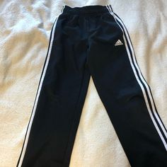 **Nwot Adidas Sweatpants. Never Worn Brand New. Ask For Measurements! 25$Obo. Thanks For Looking Ask Any Questions!! :) White Adidas Jogging Pants, Adidas Sweats, Adidas Bottoms, Adidas Sweatpants, Adidas Black, Black Adidas, Kids Bottoms, Sweatpants, Black White