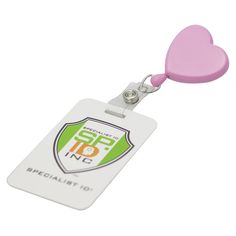 "10 Pack - Heart Shaped Retractable Badge Reel with Rotating Swivel Spring Clip - Cute Heavy Duty Name Tag Reels for Nurses, Pediatrics, Teachers, EKG and More by Specialist ID (Pink) Ships Free Ships Fast! SHOW SOME LOVE - Retractable Heart Shaped Badge Reels - Cord Length: 34\" - Perfect for Nurses, Cardiac Units, Hospital, Clinicals, Teachers, Office - Patients Love Them - Looks Great with Scrubs CUTE AND LIGHTWEIGHT - Standard Strap Clip for Attaching up to Two ID Cards or Badge Holder - Gre Cheap Everyday Pink Badge Holders, Teachers Office, Badge Buddy, Badge Lanyard, Work Badge, Retractable Badge Holder, Pediatric Nursing, Retractable Badge Reel, Cute Heart