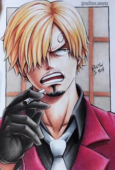 One Piece Drawing Reference, Manga Sketch Sketchbooks, Sanji Drawing, One Piece Sketch, Sanji Art, Ash Drawing, Sanji Fanart, Shokugeki No Soma Anime, One Piece Sanji