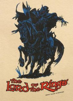 the lord of the rings t - shirt with an image of a demon on it