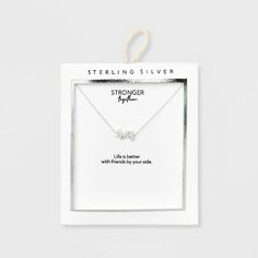 Sterling Silver 3 Bird Necklace - Silver : Target Sterling Silver Leaf Necklace, Silver Bird Necklace, Blue Stone Pendant, Sweet Necklace, Silver Bar Necklace, Best Friend Necklaces, Initial Pendant Necklace, Sterling Necklaces, Bird Necklace