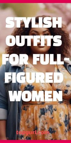 Overweighted Outfits Woman, Outfit Ideas For Chubby Ladies, Full Figured Fashion For Women, Big Belly Outfits Plus Size, Plus Outfit Ideas, Figure Fashion, How To Look Expensive, Fashion Fails, Fun Clothes