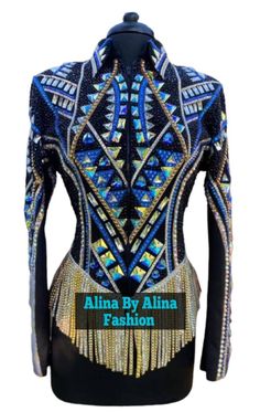 Show Jacket Fitted Long Sleeve Outerwear With Rhinestone Fringe, Showmanship Jacket, Western Show Shirts, Show Jackets, Rodeo Queen, Western Pleasure, Swirl Pattern, Rodeo, Different Styles