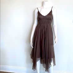 Nwt Beau Bois Braid Twist Strap Boho Dress Original Msrp: $140.00 But I Purchased From Local Boutique For $70.00 Dress Is Super Flattering & Stretchy Size Large Dry Clean Only Summer Cocktail Dress With Empire Waist, Brown Silk Midi Dress For Summer, Brown Silk Summer Dress, Brown Silk Dress For Spring, Brown Summer Cocktail Maxi Dress, Summer Cocktail Brown Maxi Dress, Braid Twist, Forever 21 Black Dress, Claudia Dress