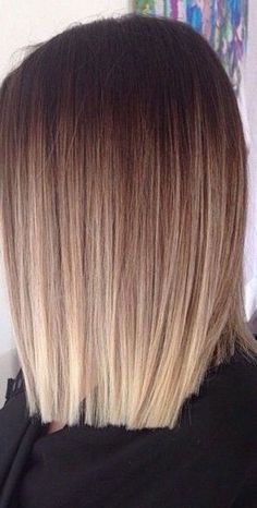 Un balayage ombré blond Rebonded Hair, Ash Blonde, Ombre Hair, About Hair, Gorgeous Hair