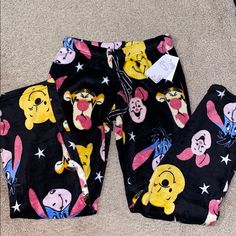 Nwt Pants Size S By Disney. Sleepwear. Super Soft. Bundle All Your Likes And Save. Cozy. Soft. Relax. Comfy. Winnie-The-Pooh, Piglet, Donkey Eeyore. Winnie The Pooh Pj Pants, Baddie Pjs, Pooh Outfits, Cartoon Pajama Pants, Christmas Pj Pants, Funny Slippers, Spiderman Outfit, Disney Couple Shirts, Pooh Piglet