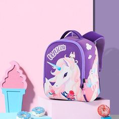 It's time to go back to school in the universe of unicorns, absolutely nothing far better than giving an attractive Purple Unicorn Backpack to your little princess. That bag is going to be used to store her manuals by virtue of the magical capabilities of the epic equine! Ideal for elementary school It'll keep your magic notebooks in order Size: 25*20*13.5 cm Closure Type: Zipper Material: Neoprene Weight: 270g Backpack Type: Softback Unicorn Backpack, Kawaii Unicorn, Go Back To School, Purple Backpack, Purple Unicorn, Time To Go, Going Back To School, School Backpacks, Elementary School