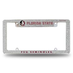 a license plate frame with the florida state logo on it