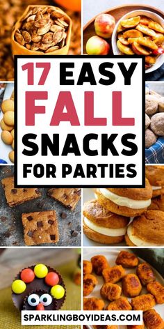 the top ten easy fall snacks for parties