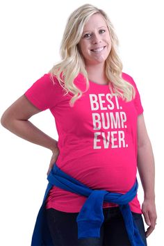 Best. Bump. Ever. Maternity T-Shirt Cute Mothers Day Gifts, Mother Dress, Pregnant Mother, Best Mothers Day Gifts, Maternity Tees, Pregnancy Humor, Pregnancy Tshirts, Funny Outfits, Pregnant Mom