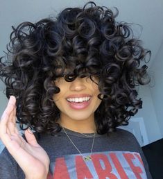 Loose Coily Hair, Poofy Curly Hair, Curly Hair Anime, Spiral Hair Curls, Fluffy Curly Hair, Indian Remy Hair, Spiral Curls, Beautiful Curly Hair, Hairdos For Curly Hair