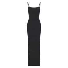 Everything you love about our signature Fits Everybody collection, now in an ultra-flattering dress. This double-lined silhouette is made to hug your bo... Fitted Longline Maxi Dress For Date Night, Sleek Sleeveless Smoothing Dress, Chic Fitted Longline Bodycon Dress, Sleek Solid Bodycon Dress With Elastane, Sleek Fitted Dresses With Built-in Bra, Elegant Fitted Longline Maxi Dress, Elegant Longline Fitted Maxi Dress, Fitted Solid Color Slip Dress For Formal Occasions, Solid Color Fitted Slip Dress For Formal Occasions