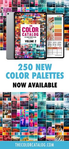 the color catalog is open and showing different colors