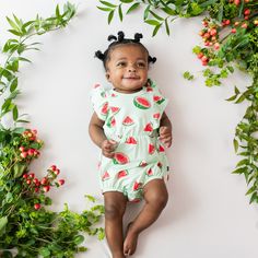 Our hearts are aflutter for this classic bubble romper that’s as cute as can be. Flutter sleeve details add the sweetest touch, while the bubble silhouette creates an adorable all-in-one outfit. Crafted from soft, stretchy bamboo, this lightweight romper keeps little ones cool and comfortable throughout the warmer months. 97% Rayon made from Bamboo, 3% Spandex Flutter sleeves Inseam snap closures Single snap closure at the back Bubble silhouette Bubble Silhouette, Baby Sleeping Bag, The Bubble, Bubble Romper, Baby Grows, Flutter Sleeves, Sleeve Detail, A Rainbow, Flutter Sleeve