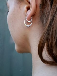 This Hoop Earrings item by TheBlissfulCo has 552 favorites from Etsy shoppers. Ships from Chico, CA. Listed on Sep 22, 2023 Double Pierced Earrings, Statement Piece Jewelry, Sleeper Earrings, Maid Of Honour Gifts, Jewelry Boards, Flower Petal, Large Earrings, Small Earrings, Tragus