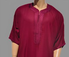 Moroccan kAFTAN for men, oriental kaftan, All sizes are Available Beautiful Moroccan kaftan in cotton for men. This Moroccan clothing is handmade in soft fabric cotton. This kaftan is very pleasant to wear mainly in summer, at the beach, after a spa, indoor, outdoor, at a party... Very fast to wear, not stick to the skin, this kaftan is a really must have clothing. - Cotton - embroidery - Machine washing return policy I check myself each product and sell only the best quality products in any case ; if you are not satisfied with the product . first; please contact me and i will do everything to your satisfaction. In any case you have a 100% Guarantee and refund. within 14 days in its original packaging and an condition the item is its original condition as received. buyer pay shipping and a Casual Long Kurta For Eid, Casual Short Sleeve Thobe For Eid, Casual Long Kaftan For Eid, Traditional Short Sleeve Kaftan, Traditional Short Sleeve Kaftan For Ceremonies, Traditional Short Sleeve Kaftan For Eid, Traditional Short Sleeve Thobe For Eid, Ramadan Clothes, Caftan For Men