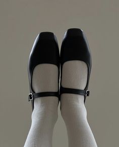 Mary jane shoes Square Toe Mary Jane, Jane Shoes, Mary Jane Shoes, Mary Janes, Fashion Inspo, Socks, Lingerie, Black And White, Square